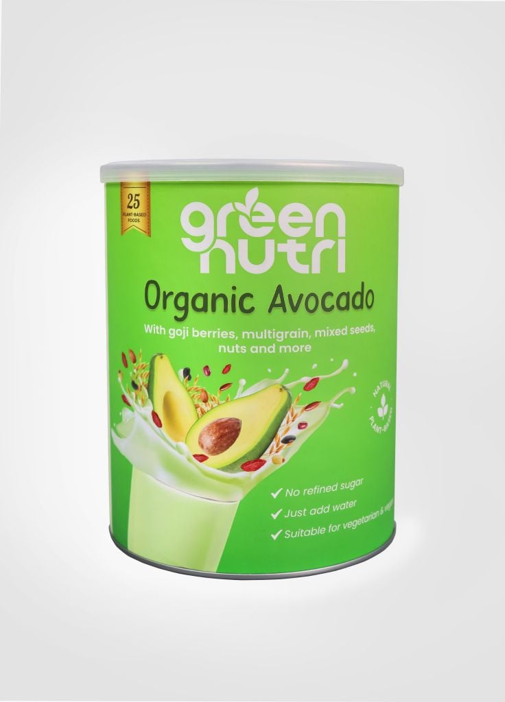 Sữa Hạt 25 Green Nutri Organic Avocado Lon 750g