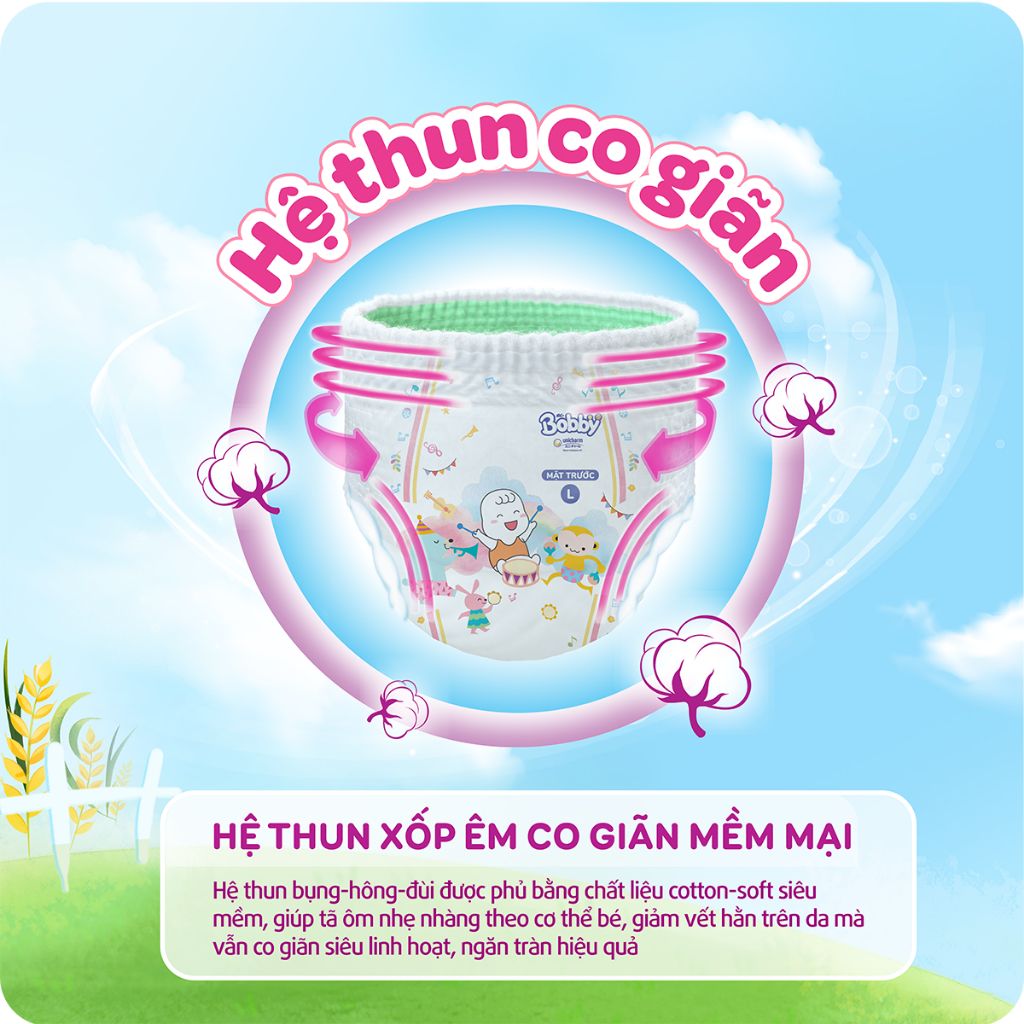 Bỉm tã quần Bobby size XXL 56 miếng (trên 16kg) (sản phẩm được giao với bao bì ngẫu nhiên)