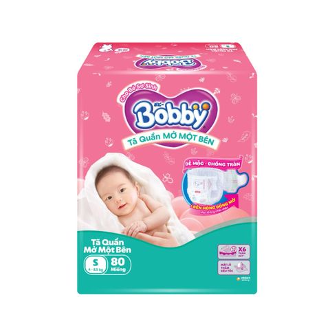 Tã/bỉm quần S80 Mở Một Bên Bobby Đầu Tiên Trên Thế Giới