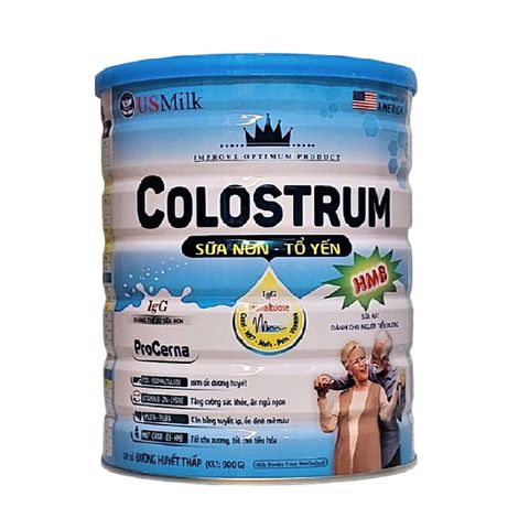 Thực phẩm bổ sung Colostrum ProCerna 900g - sữa mát có tổ yến cho người tiêu đường
