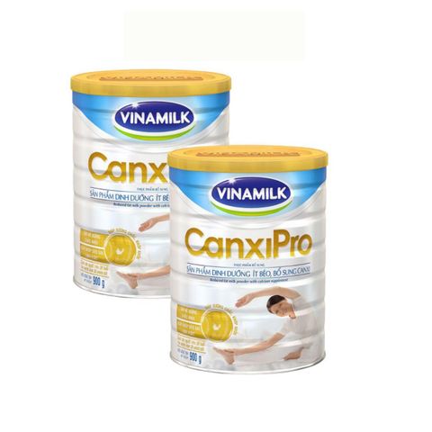Combo 2 lon Sữa bột Vinamilk Canxipro 900g