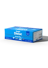 Thùng 48 hộp 180ml Sữa bột pha sẵn Dielac Grow Plus
