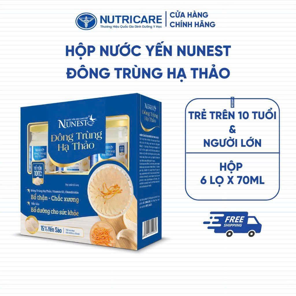 Nước Yến NuNest Đông Trùng Hạ Thảo