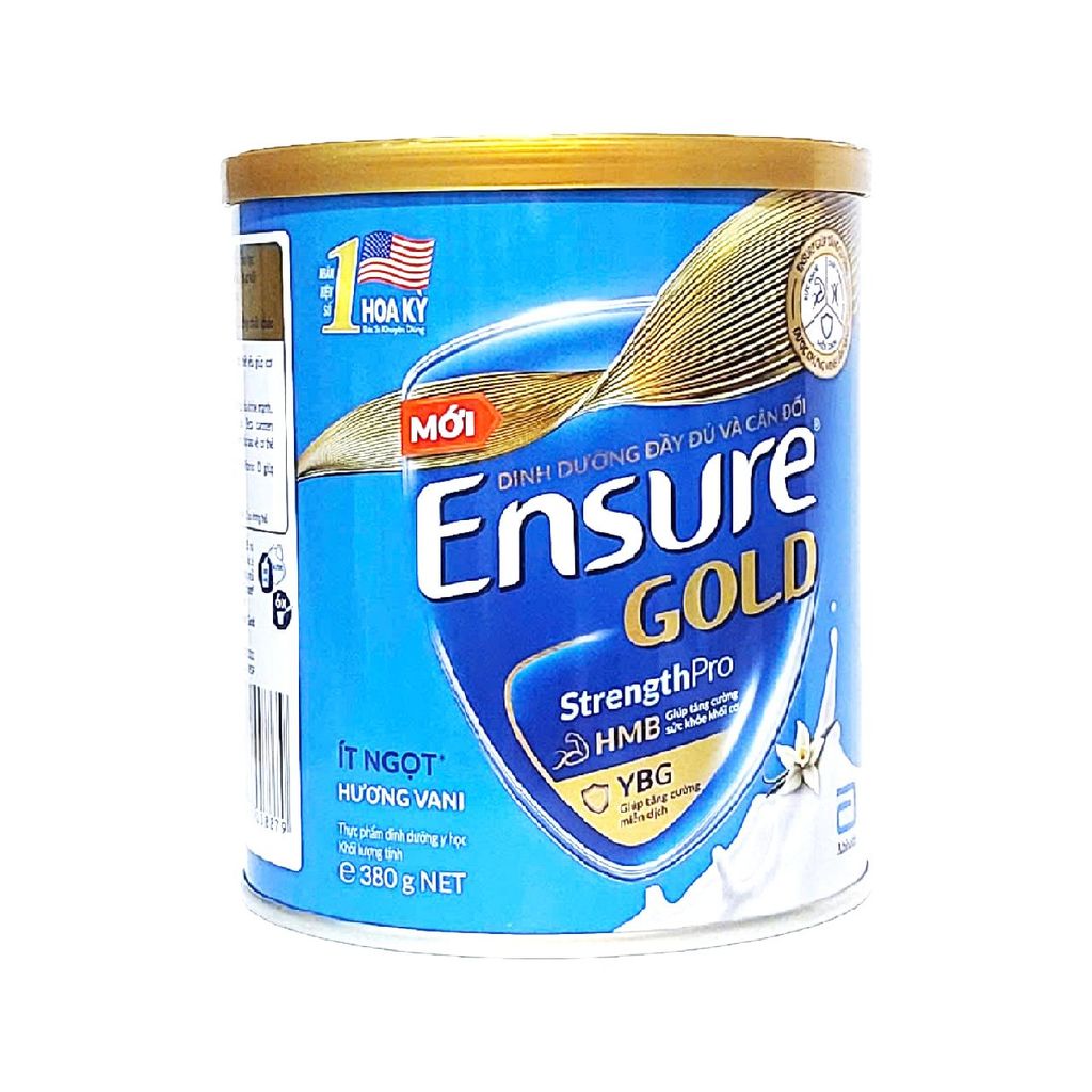 Sữa bột Ensure Gold Abbott ít ngọt (HMB) 380g