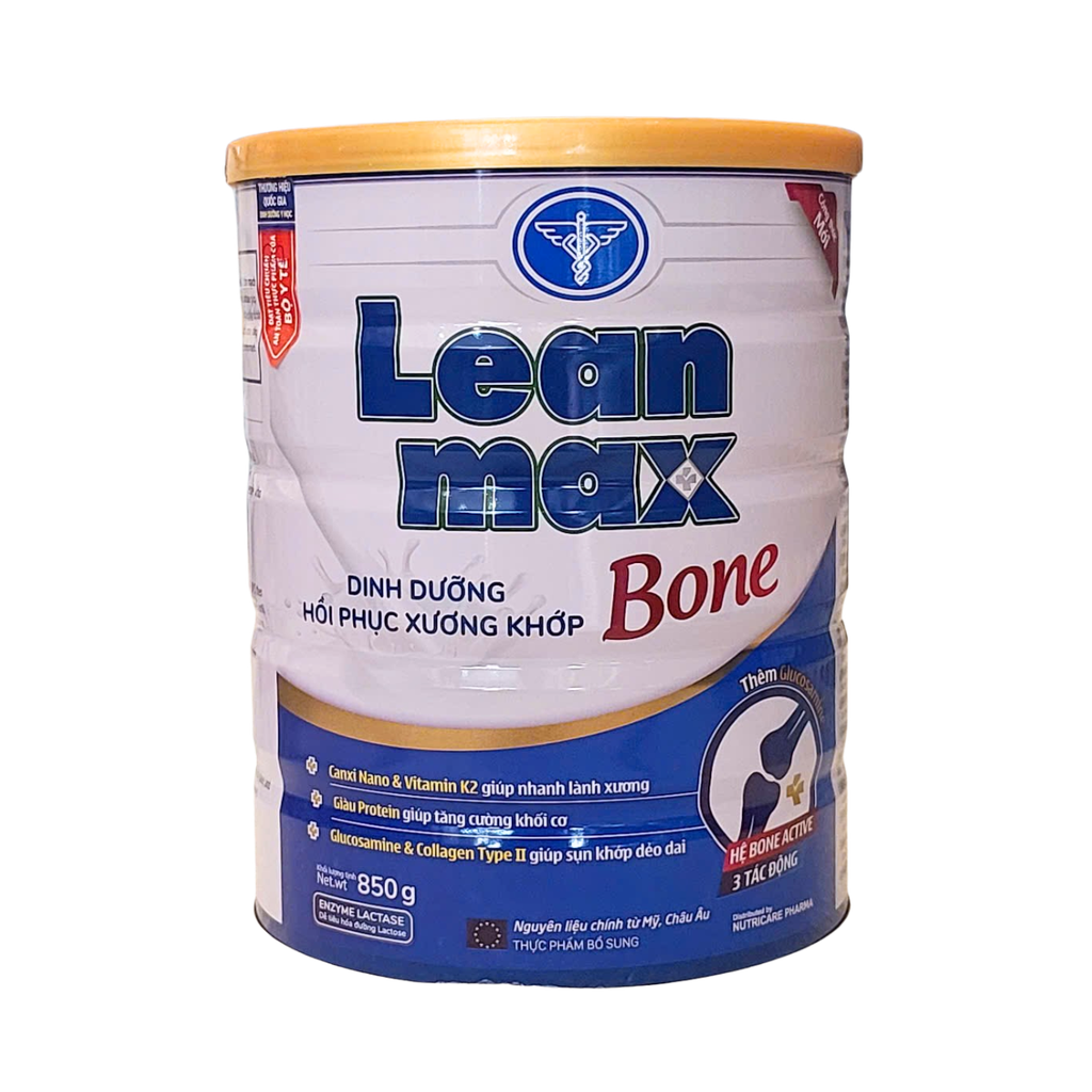 Sữa bột Lean Max Bone - 850gr ( dinh dưỡng phòng chống loãng xương)