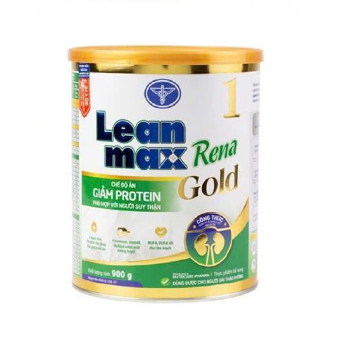 Sữa bột Lean Max Rena Gold 1 - 900gr ( dinh dưỡng cho bệnh nhân suy thận trước lọc)