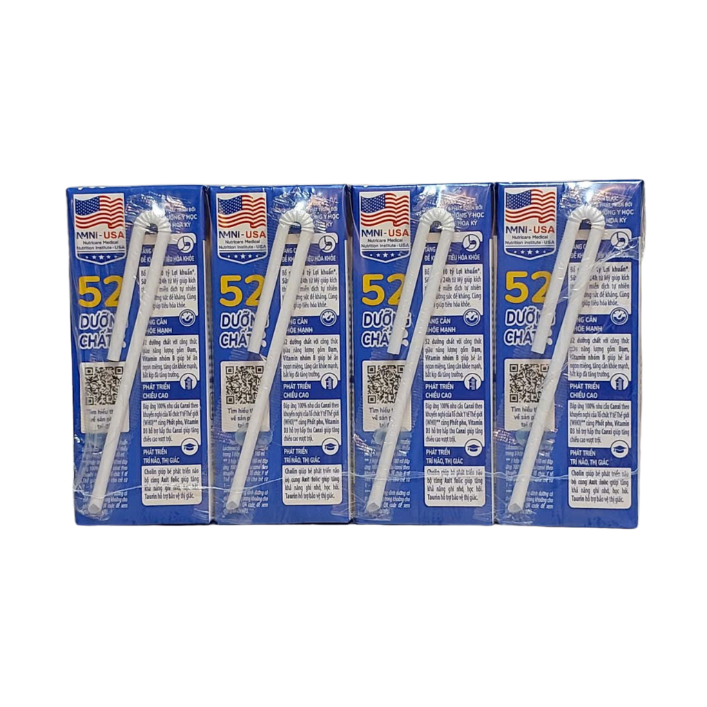 Lốc 4 hộp sữa pha sẵn 180ml MetaCare Eco - Cho bé từ 1 tuổi trở lên (Meta Care Xanh)