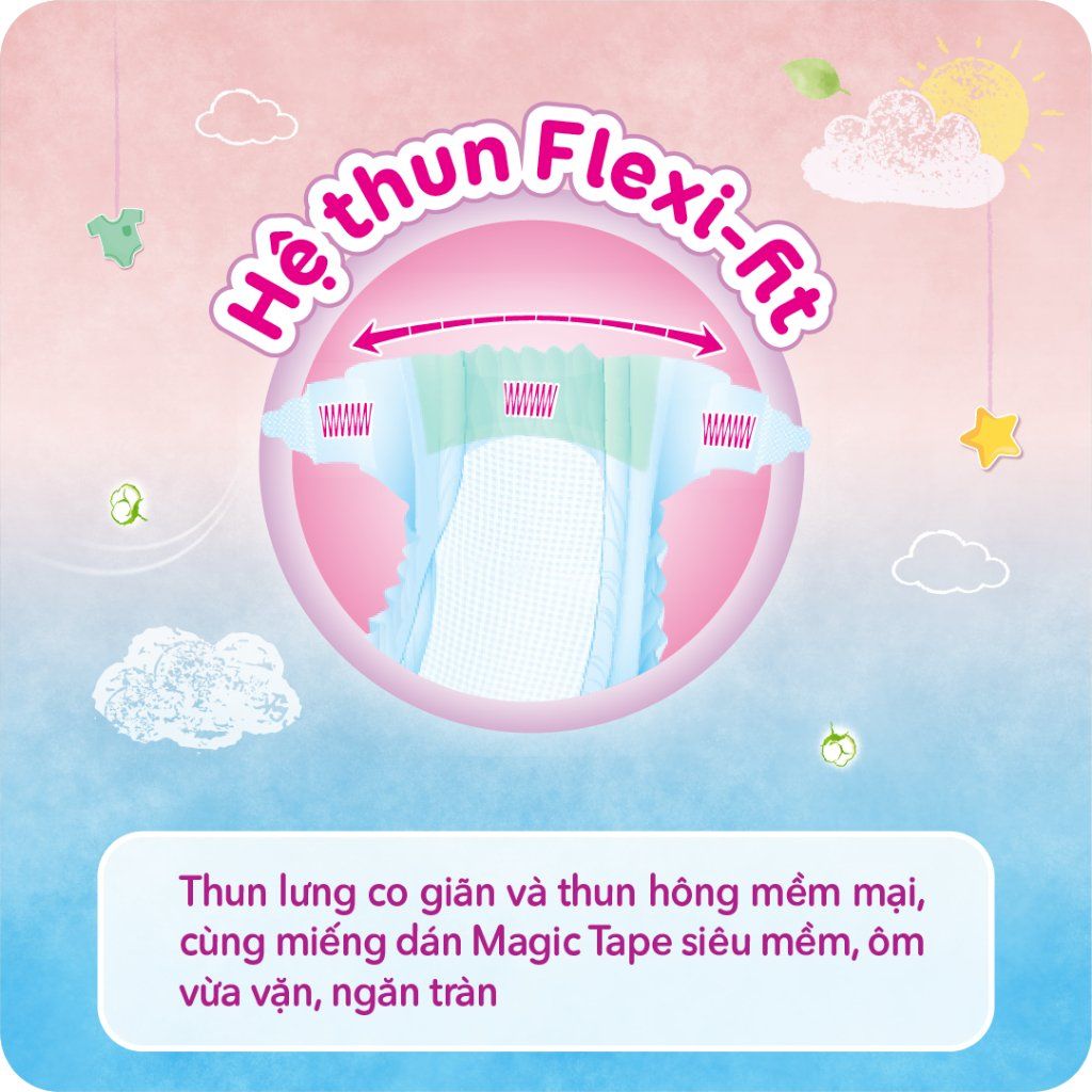 Miếng lót Bobby size Newborn 2 60 miếng (4-7kg)