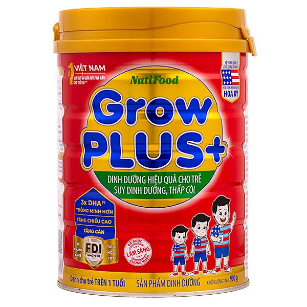 Nutifood Grow Plus+ Đỏ  900g