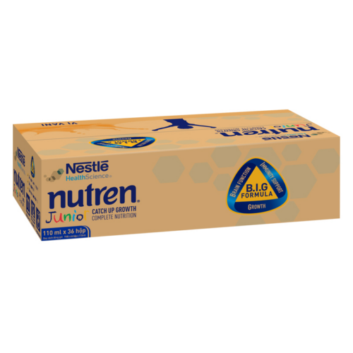 Lốc 4 hộp Sữa Nutren Junior pha sẵn hộp 110ml - Cho trẻ từ 1 đến 10 tuổi