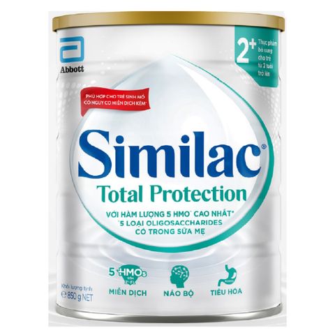 Sữa bột Similac Total Protection 2+  850g - Cho bé trên 2 tuổi. (Mẫu mới).