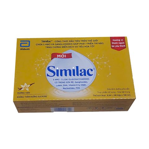 Sữa tiệt trùng Similac 180ml (từ 1 tuổi) - Thùng 48 hộp