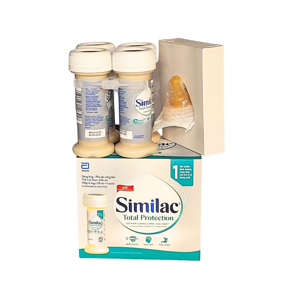 Thùng 48 chai Sữa nước Similac Total Protection dành cho bé sinh mổ hoặc sức để kháng kém