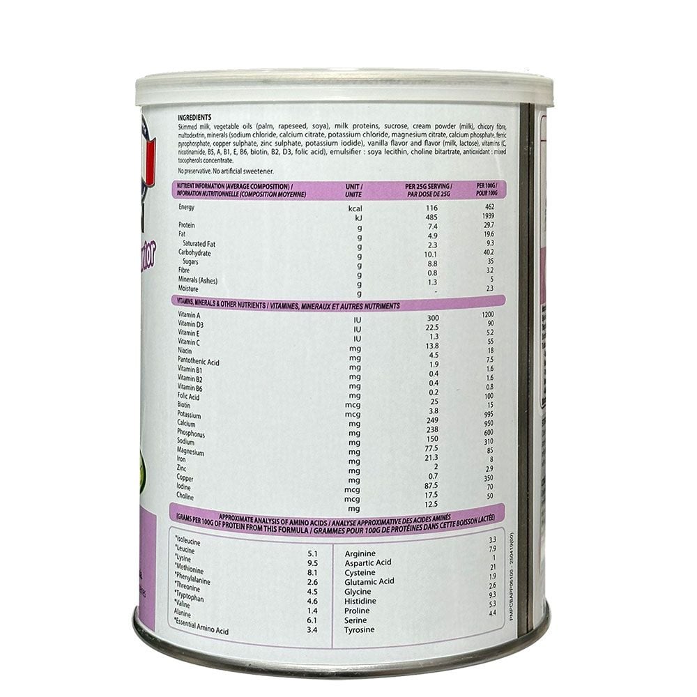 Sữa bột Appeton Weight Gain Junior Lon 450g Vị vani – Tăng cân cho trẻ từ 3 đến 12 tuổi