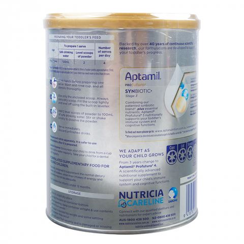  Sữa bột Aptamil Profutura Úc số 3 900g (Trên 1 tuổi) 