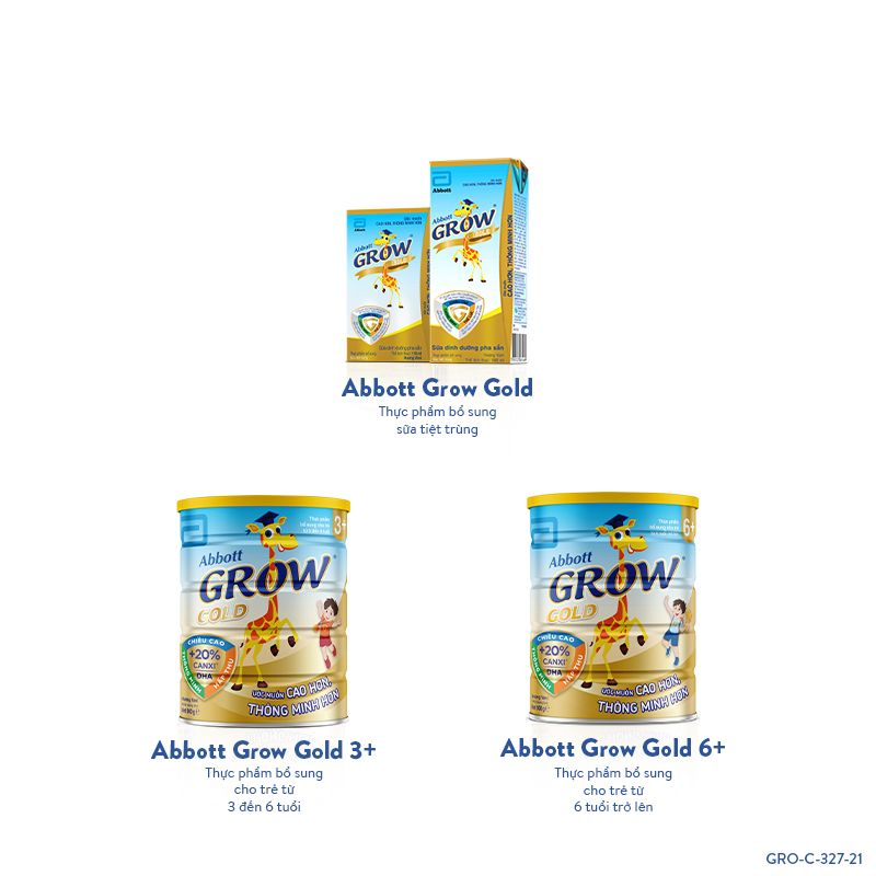 Sữa Bột Abbott Grow Gold 3+ 1.6Kg hương Vani (3-6 tuổi)