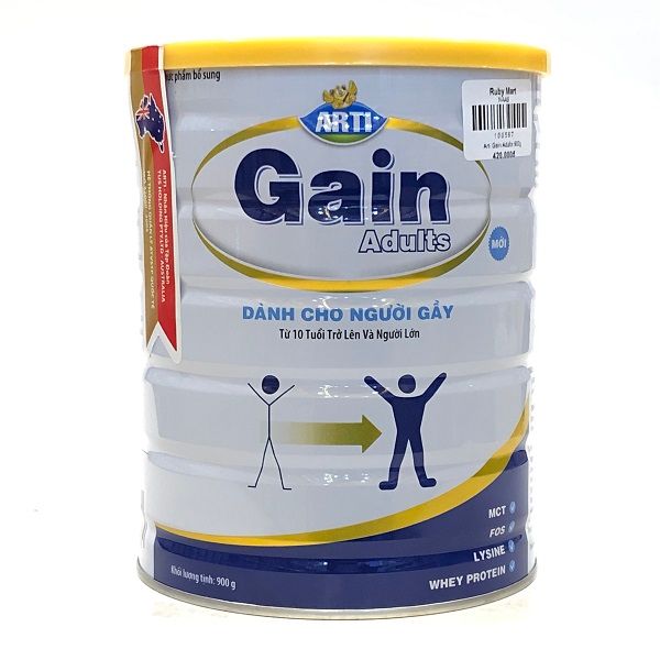 Sữa bột đặc trị cho người gầy Arti Gain Adult 900G - Sữa tăng cân cho người lớn