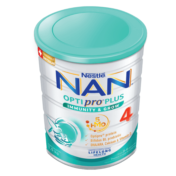 Sữa bột Nestle NAN Optipro 4, 1.5kg HM-O cho trẻ trên 2 tuổi
