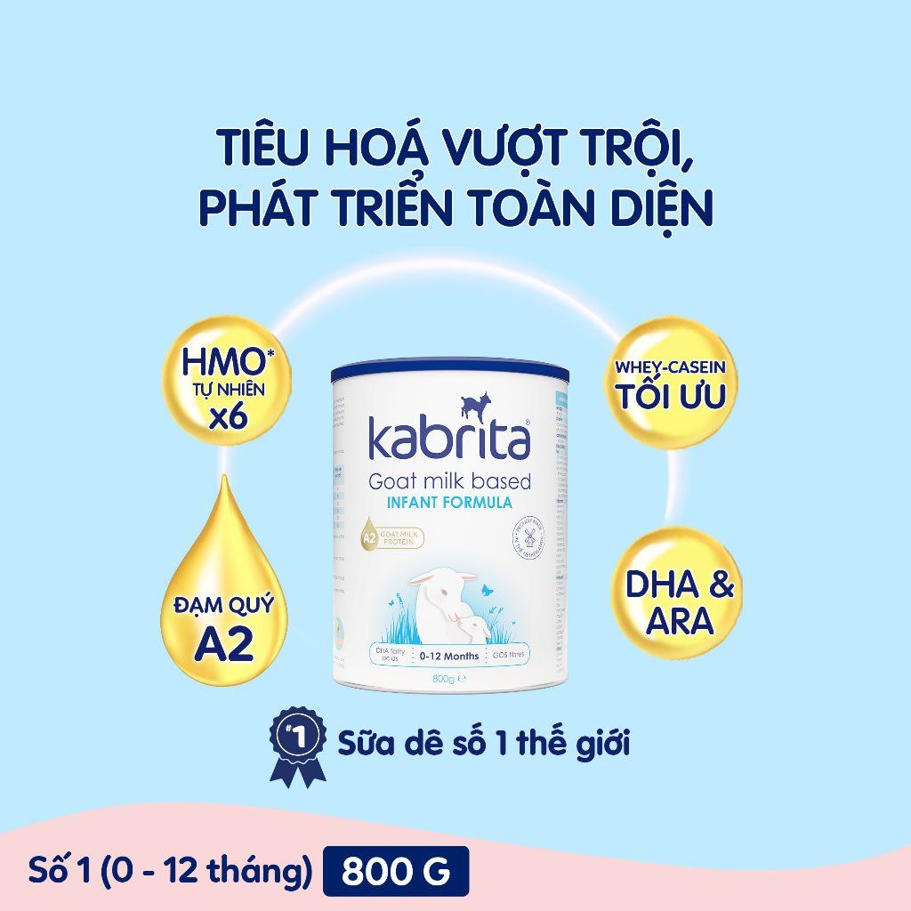 Sữa dê Kabrita Số 1 800g (0-12 tháng)