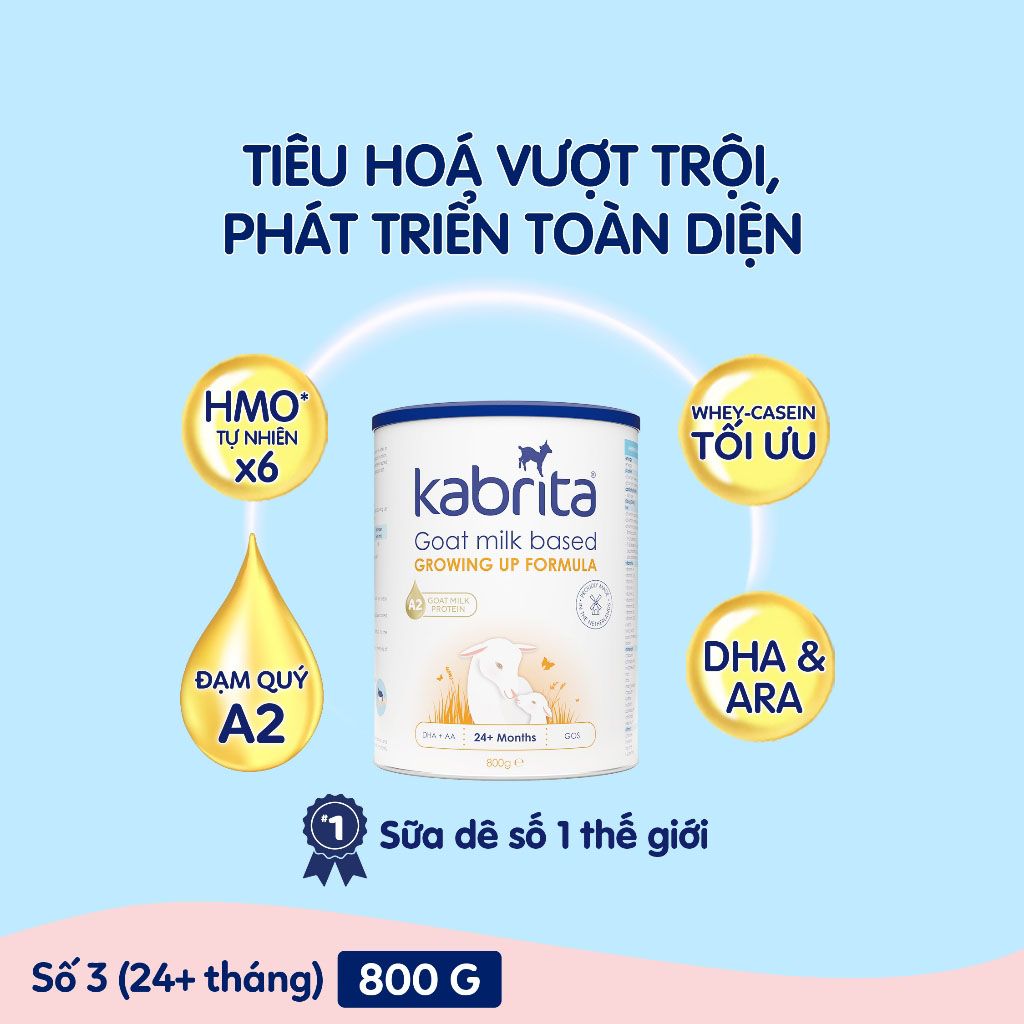Sữa dê Kabrita Số 3 800g (từ 2 tuổi)