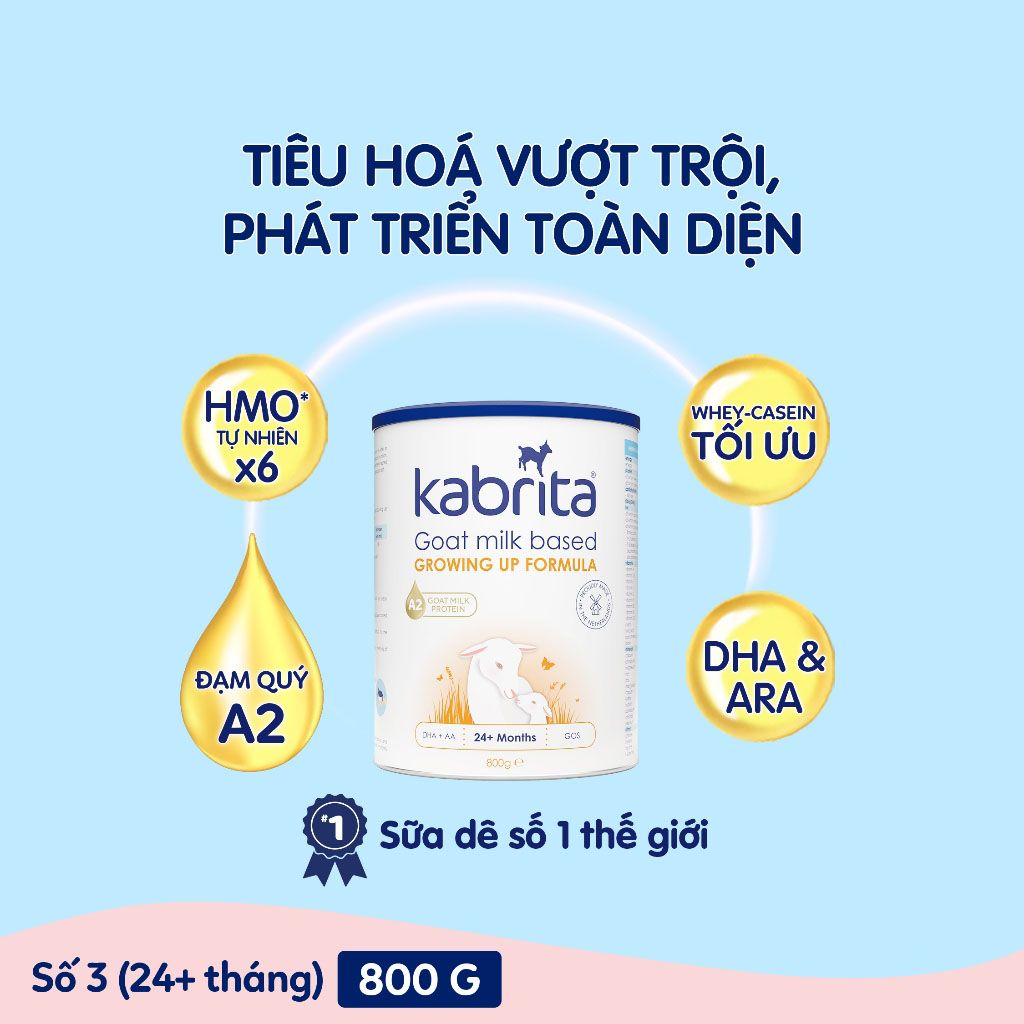  Sữa dê Kabrita Số 3 800g (từ 2 tuổi) 