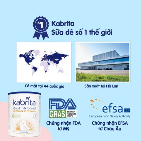  Sữa dê Kabrita Số 3 800g (từ 2 tuổi) 