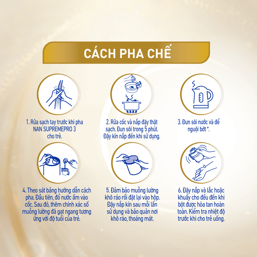 Sữa Bột Nestlé NAN SupremePro 3 lon 800g với 5HMO & đạm Gentle Optipro nhập khẩu nguyên lon từ Đức