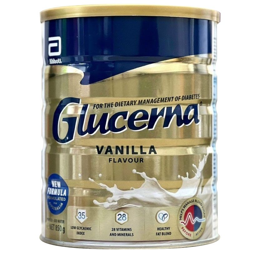  Sữa Bột Glucerna Úc dành cho người tiểu đường 