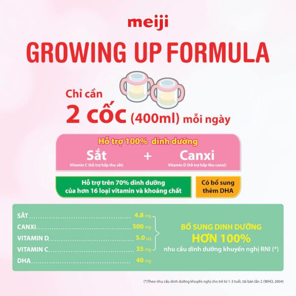  Sữa Meiji nội địa Nhật Step Milk, 1 - 3 tuổi, 800G 