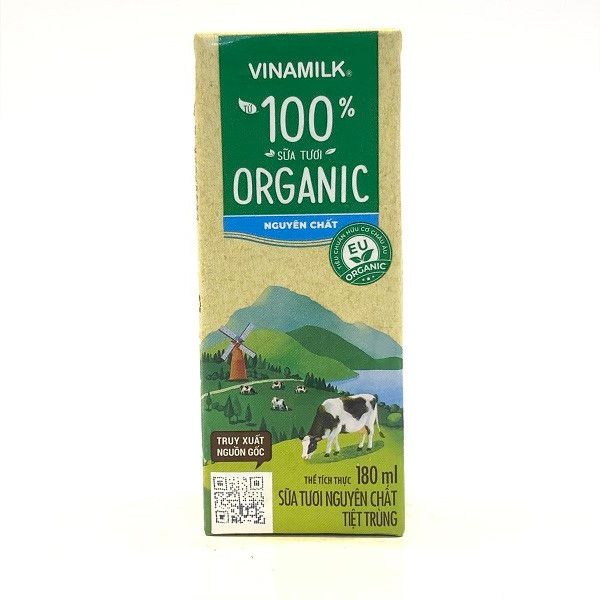 Sữa tươi VNM Organic  180ml