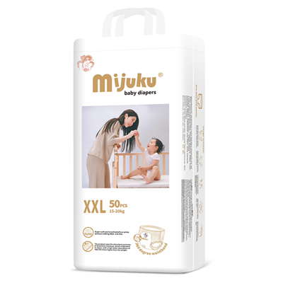 Tã quần cao cấp Mijuku bịch 50 miếng cho bé Size XXL (15 - 20kg)