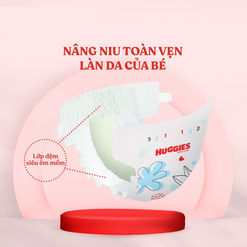 Tã quần Huggies Skincare gói cực đại (XL, 12-17kg, 60 miếng)