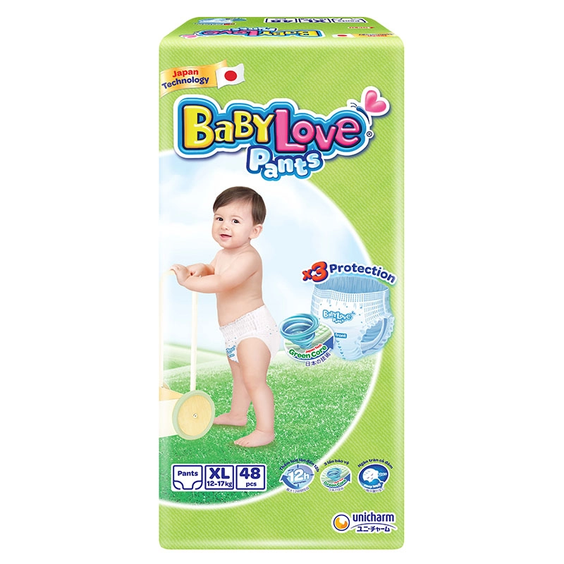 Tã quần BabyLove size XL 48 miếng (12 - 17 kg)