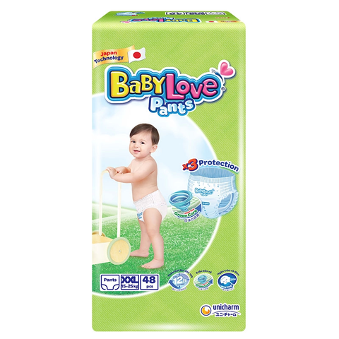 Tã quần BabyLove size XXL 48 miếng (15 - 20 kg)