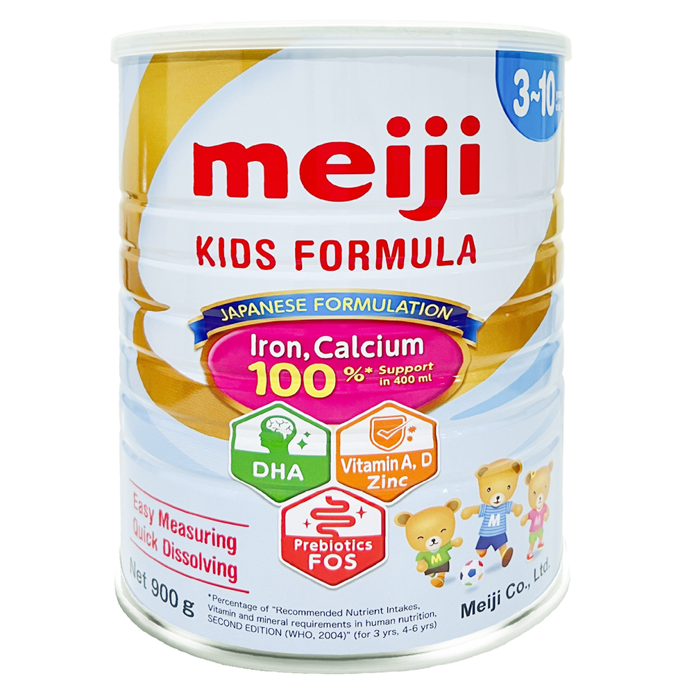 Sữa bột Meiji Kids Formula Nhập Khẩu Cho Bé 3 -10 Tuổi Lon 900g 