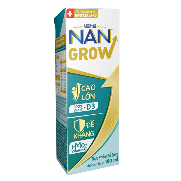 Thùng 32 hộp Sữa pha sẵn NAN GROW 6 (32x180ml) cho trẻ từ 1 tuổi