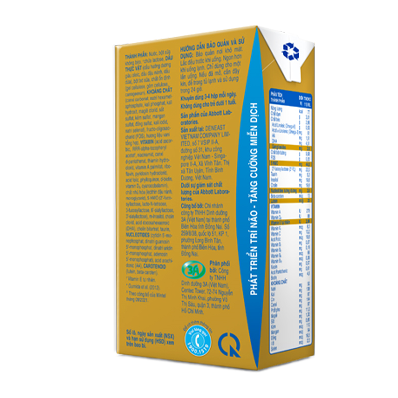 Sữa tiệt trùng Similac Eye-Q 110ml (từ 1 tuổi) - Thùng 48 hộp / 110ml