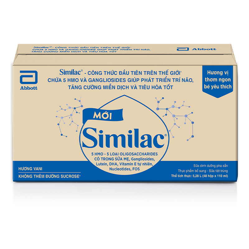 Sữa tiệt trùng Similac Eye-Q 110ml (từ 1 tuổi) - Thùng 48 hộp / 110ml