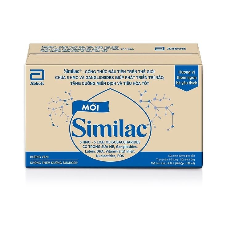 Sữa tiệt trùng Similac 180ml (từ 1 tuổi) - Thùng 48 hộp