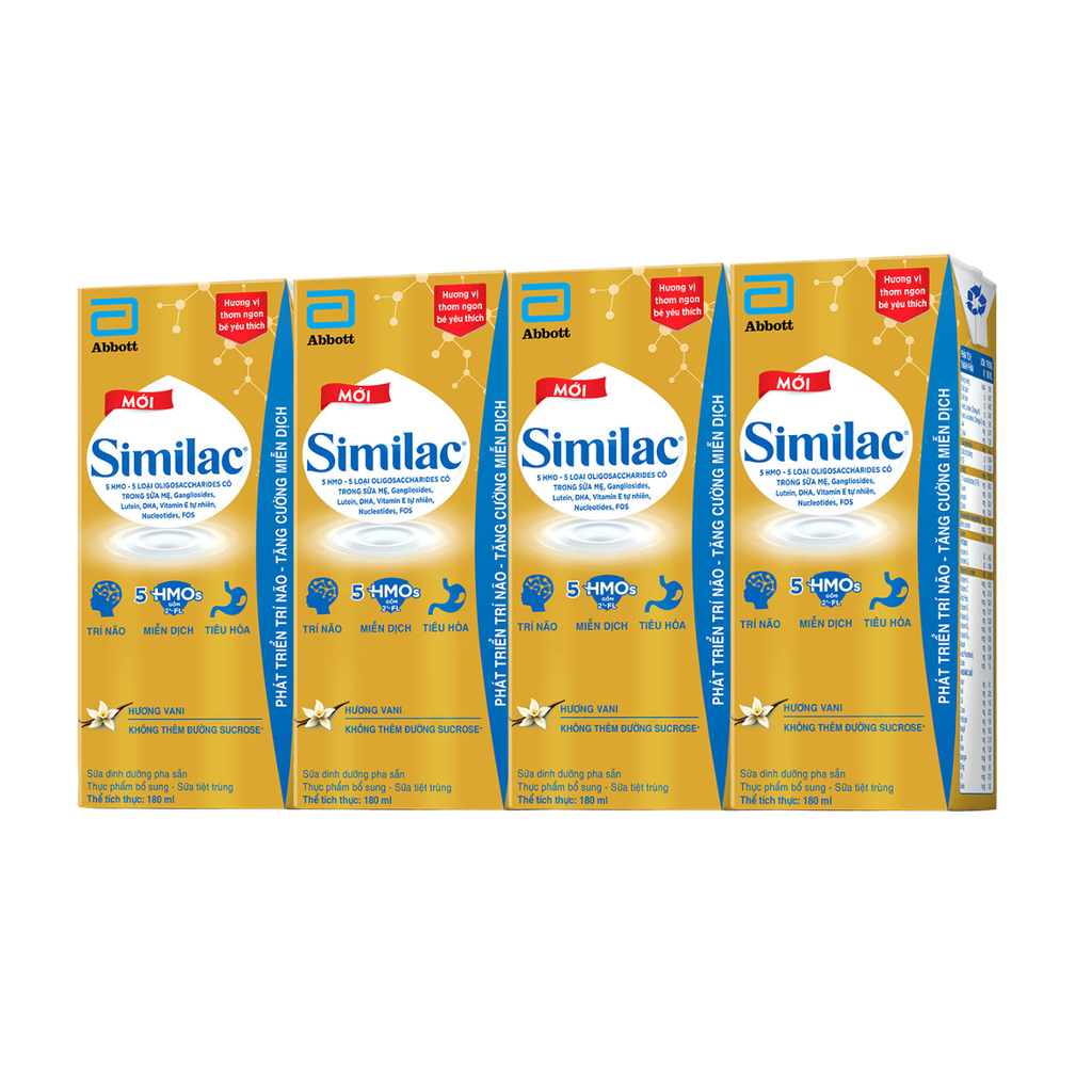 Sữa tiệt trùng Similac 180ml (từ 1 tuổi) - Thùng 48 hộp