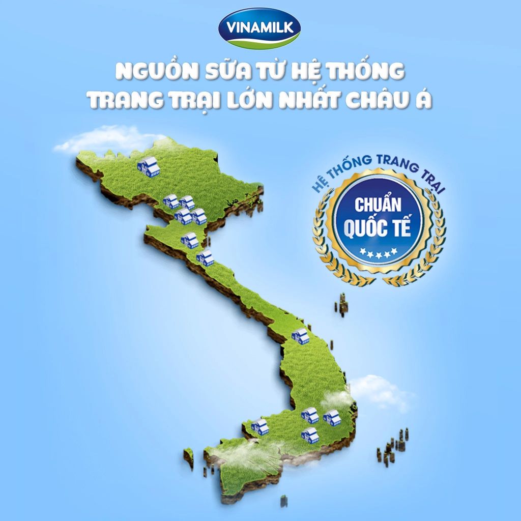 Lốc 4 Hộp Sữa tươi tiệt trùng Vinamilk 100% Không Đường 180ml