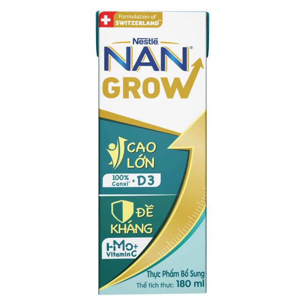 Thùng 24 Hộp Sữa Dinh Dưỡng Pha Sẵn Nestlé NAN GROW 6 (4x180ml)