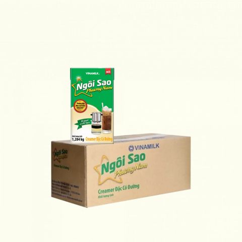 Combo 24 hộp Sữa Đặc Có Đường Ngôi Sao Phương Nam Hộp Giấy 1kg2 ( 12 hộp / thùng )