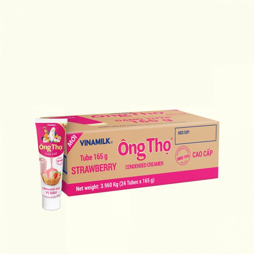 Sữa Ông Thọ Vị Dâu - Tuýp 165g