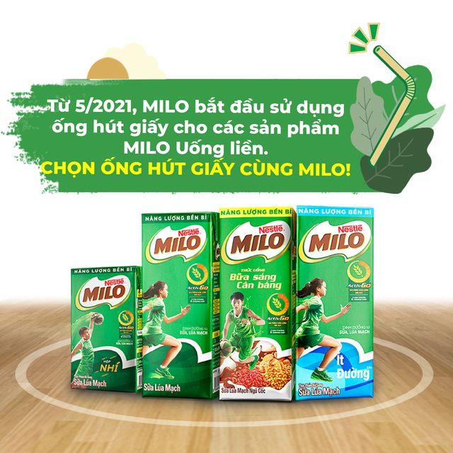Lốc 4 Hộp Sữa Năng Lượng Milo Vị Lúa Mạch 180ml ( giá bán đã trừ khuyến mãi )