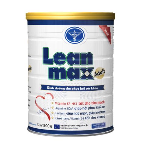 Sữa bột Lean Max Adult 900gr ( dinh dưỡng cho người bệnh)