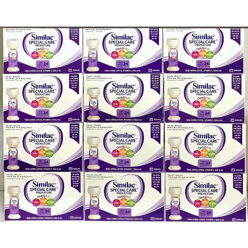 Hộp 8 ống sữa nước Similac Special Care 24 kcal dành cho bé sinh non 59ml