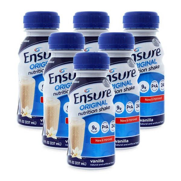 Thùng 24 chai 237ml Sữa nước Ensure Vani - Ensure Original