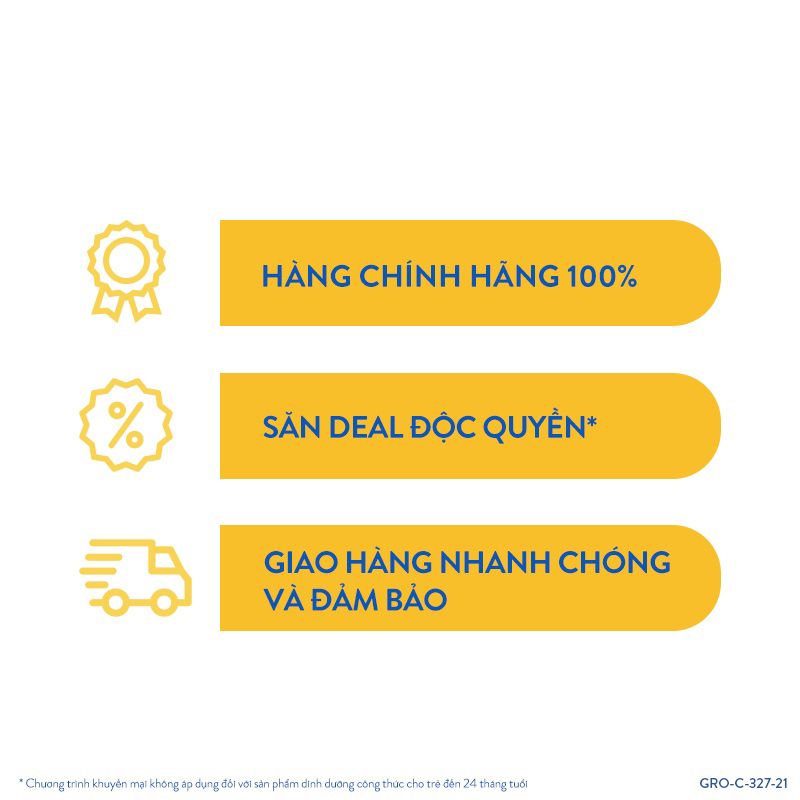 Lốc 4 hộp Sữa nước Abbott Grow Gold hương vani 180ML  (Từ 1 tuổi)