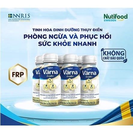 Thùng 24 chai Sữa Bột Pha Sẵn Nutifood Varna Complete 237ml